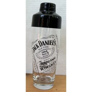 Jack Daniel's Tennessee Whiskey Old No. 7 Glass Cocktail Shaker Mixer Man Cave‎
